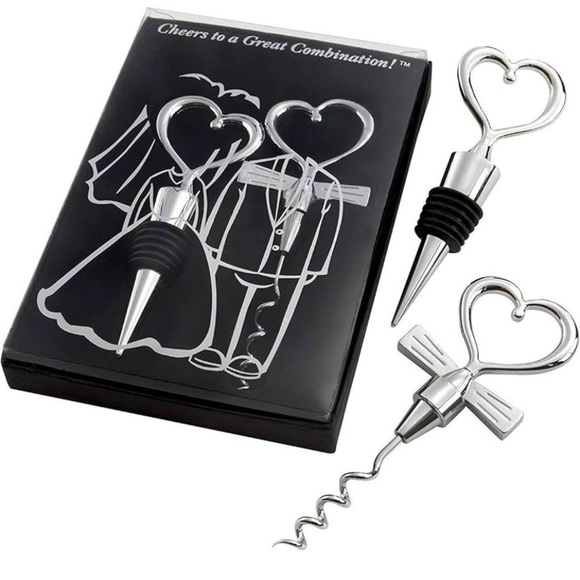 Kate Aspen Other - Kate Aspen Wedding Favour Wine Set - Corkscrew and Wine Stopper